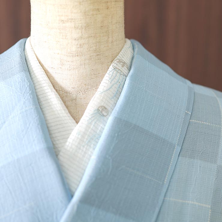 美品 夏物 裄65.5cm 麻 白地 長襦袢 半衿付 Js620 Amazon | [きもの翔鶴] 夏物 長襦袢 本麻 長襦袢 仕立済み 半衿
