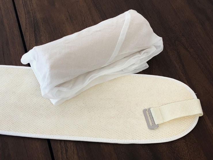 前板 メッシュ 天然へちま 帯まくら+前板 セット 2点セット 夏用 前板+ ...
