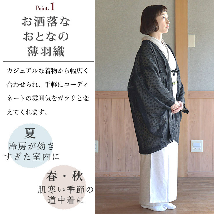 シフォンレース 薄羽織