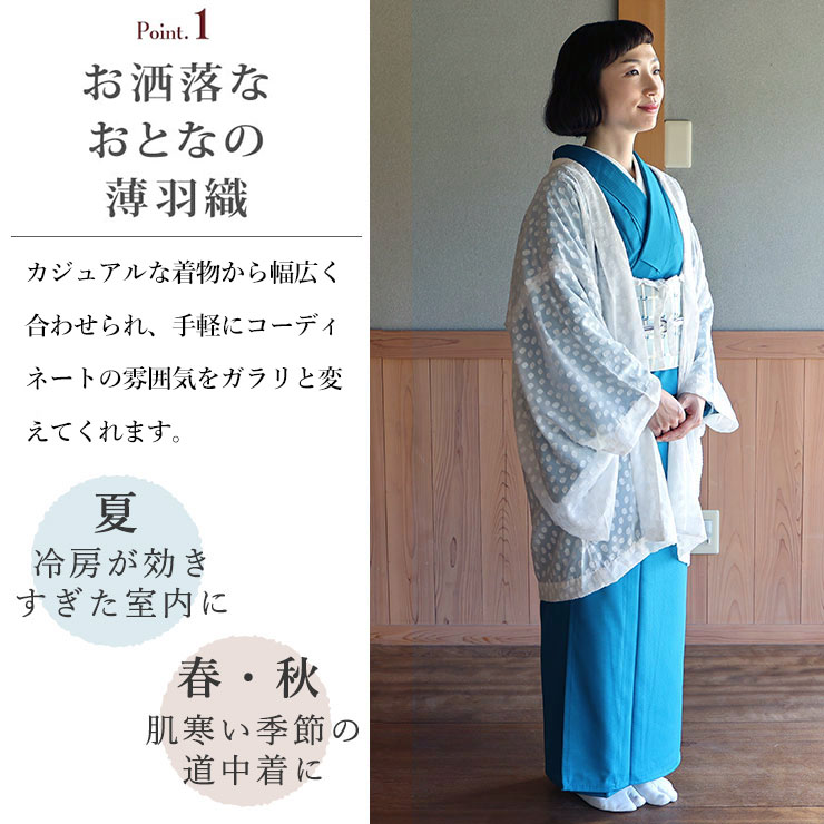 シフォンレース 薄羽織