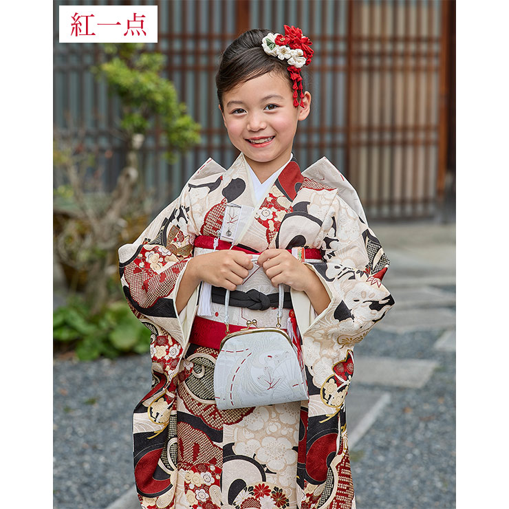 着物セット　　七五三 七五三 着物 7歳 四つ身セット(結び帯セット) 女の子 16点フルセット