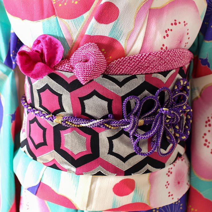振り袖　フルセット　別誂長襦袢付　銀通し　金彩　振袖　セット　刺繍　27 楽天市場】【中古】振袖 7点フルセット Lサイズ 振袖セット 振袖
