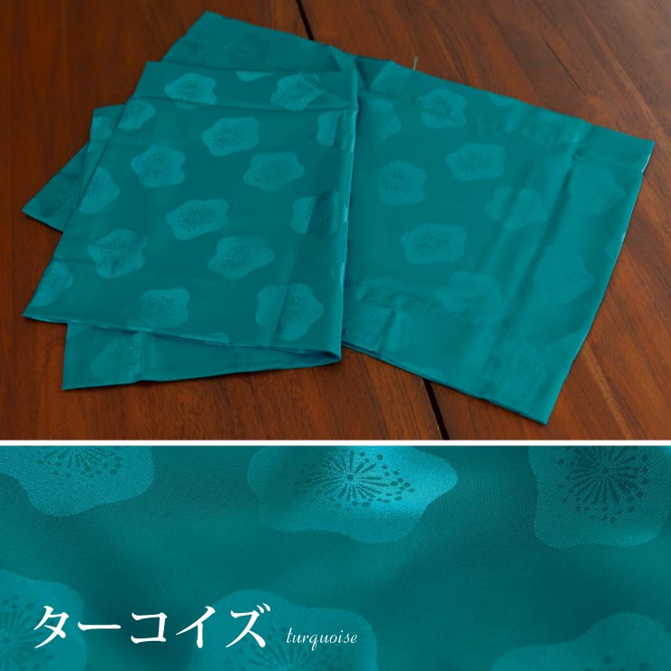 襦袢 専用 替え袖 五枚朱子 梅地紋 日本製 うそつき マジックテープ 
