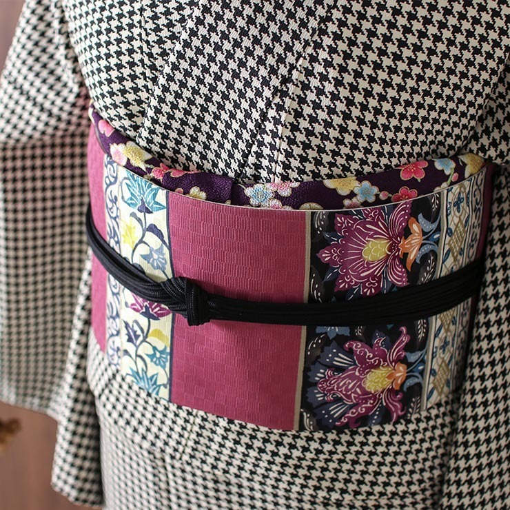 ★専用です高級正絹六通袋帯★二部式二重太鼓作り帯★銀に紫花柄フォロワー様セール中 712eI4wJq5L._UY1000_.jpg