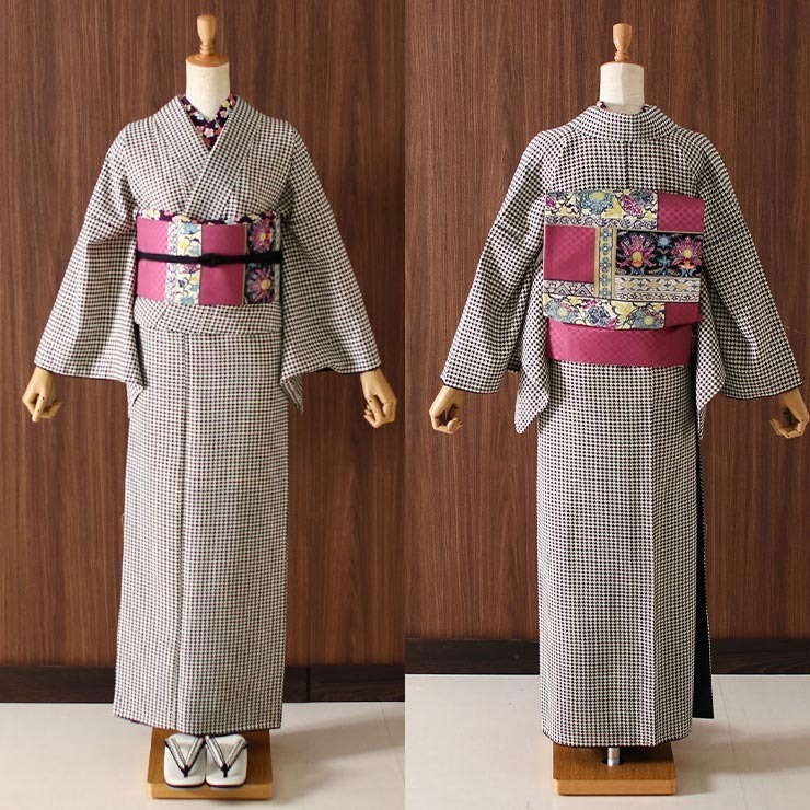 5k2450 名古屋帯　絹　塩瀬帯　赤　紫　花柄　和装　着物 5k2450 名古屋帯 絹 塩瀬帯 赤 紫 花柄 和装 着物 - メルカリ