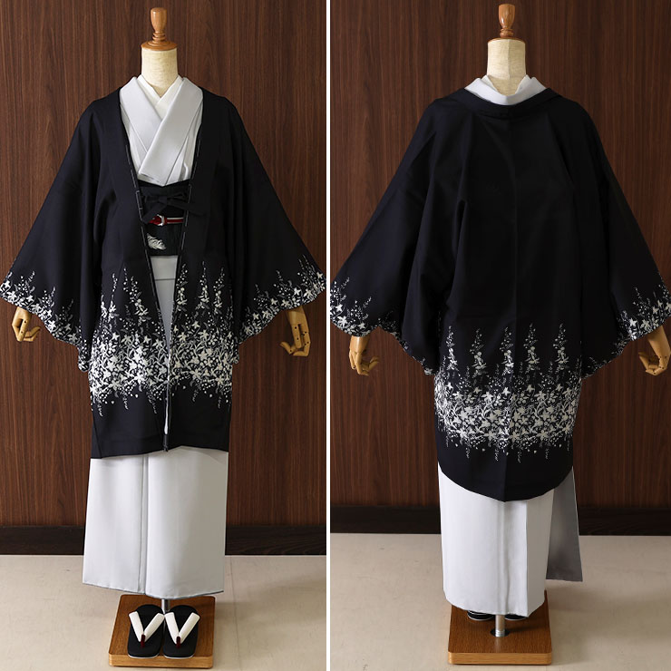 召しませ花 薄羽織