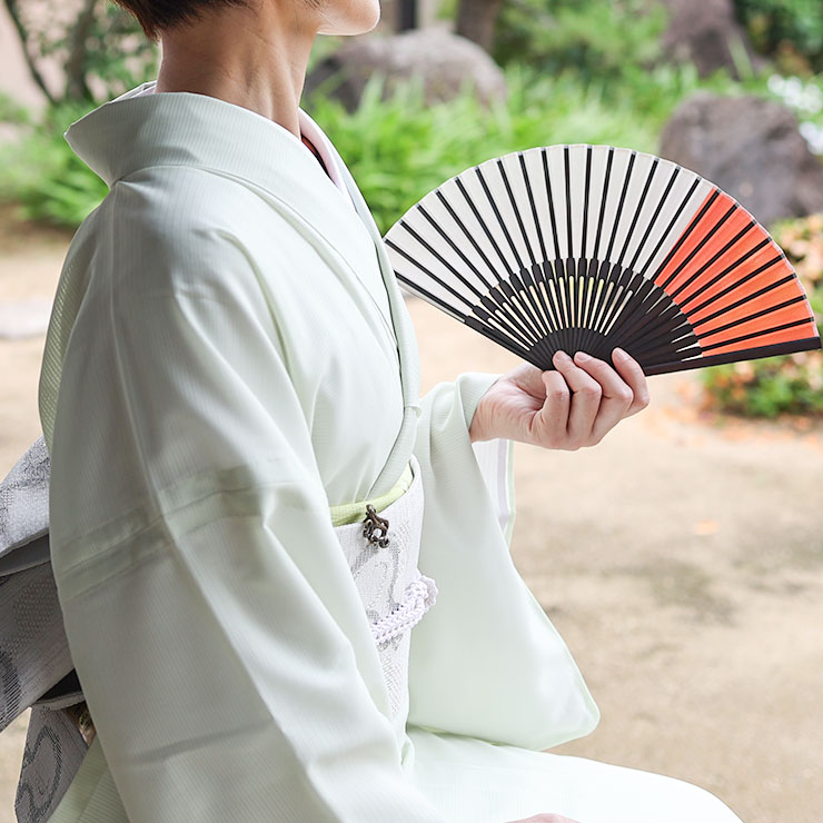 洗える 夏 着物 夏きもの 絽 色無地 若芽色 M L 日本製 セオアルファ 東レ セオα 黄緑 東レ素材 単衣 仕立て上がり