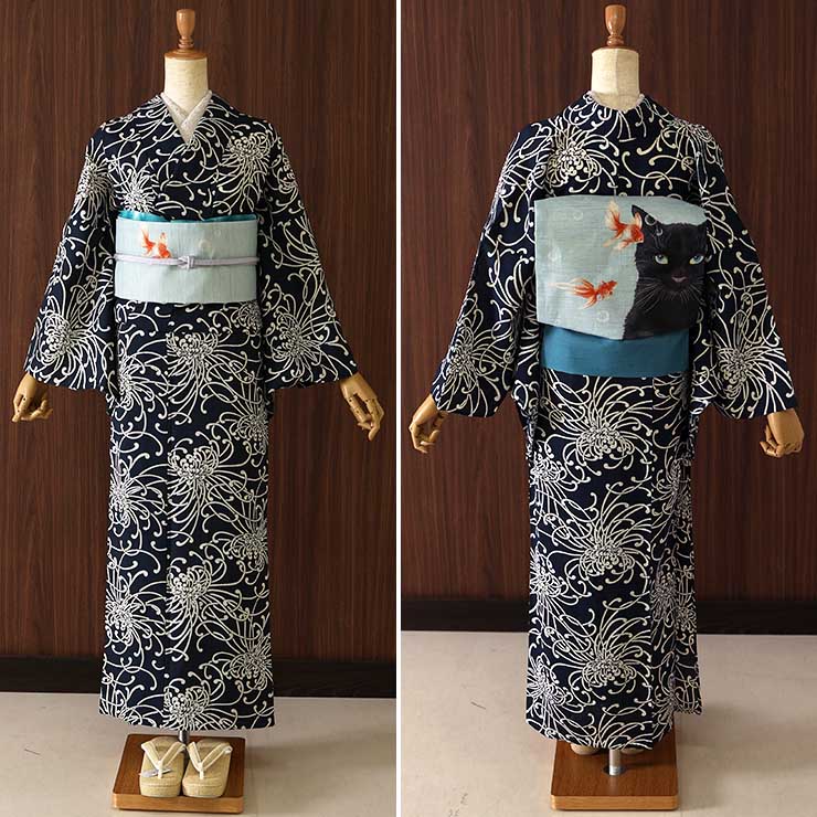 楽天市場】[ 洗える 浴衣 ] フクシア（オフ白/105-337-122-03