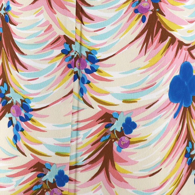 洗濯機で丸洗いok Tsumori Chisato その他着物 ツモリチサト お仕立て上がり着物 袷 プレタ 水彩画調 クローバーバード ピンク ブルー 鳥 クローバー 水彩画調 ファッション モダン 日本製 Tckm3302 街着屋 きもの遊び