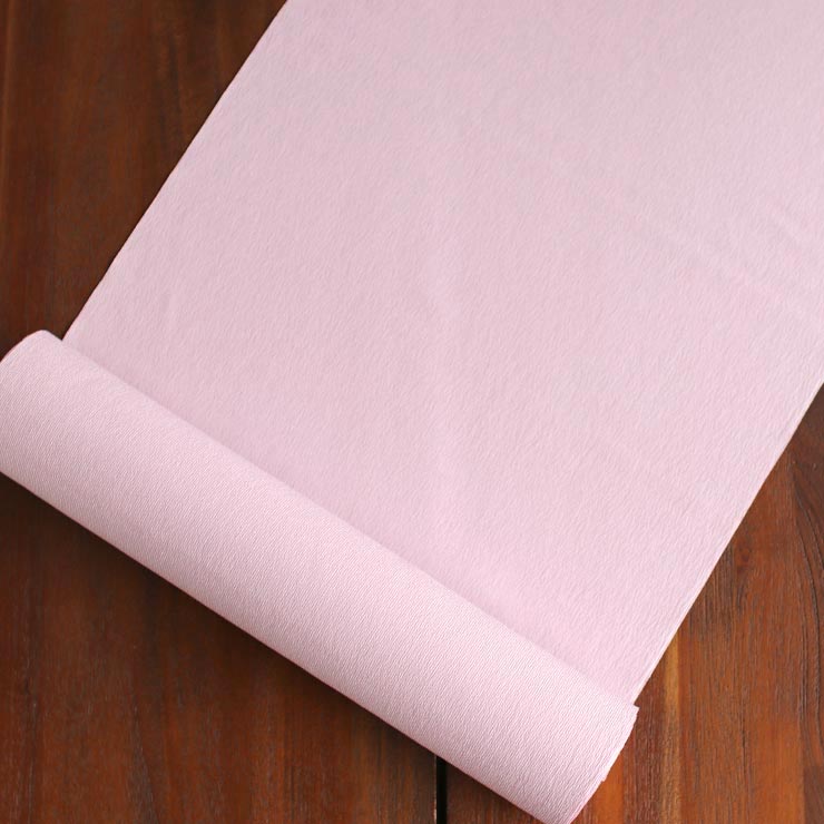 洗える 江戸小紋 フルオーダー 反物 毛万筋（薄紅梅) ピンク 縞