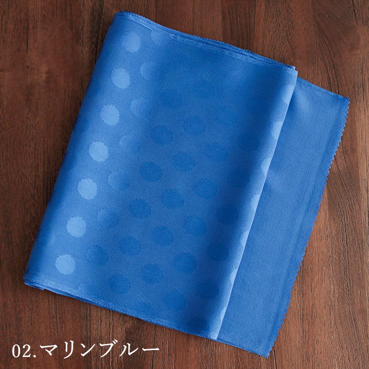 夏/単衣用] 丹後ちりめん 正絹 紗 水玉 帯揚げ 全9色 日本製 ドット