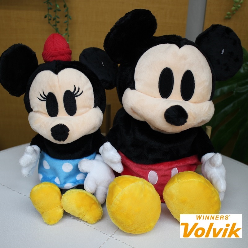 ミッキー＆ミニー ゴルフ ヘッドカバー 2個セット ミッキーマウス