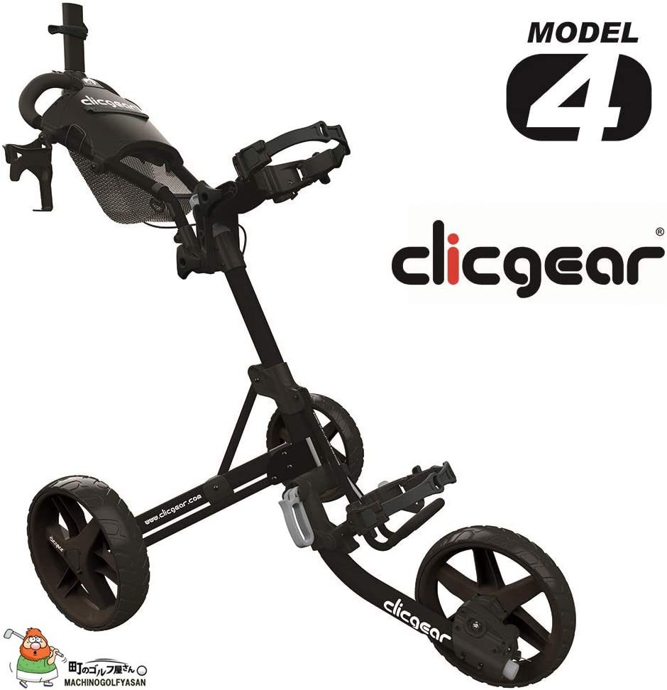 ゴルフ 手押しカート クリックギア モデル4.0 折りたたみ ３輪 キャリーカート clicgear model プッシュカート 9.5kg