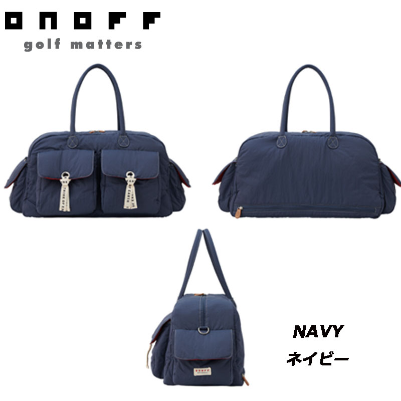 新品 オノフ ゴルフ ボストンバッグ シューズ収納ポケット付き グリーンカーキ ONOFF ゴルフ ボストンバッグ（色：グリーン系）｜ゴルフ用
