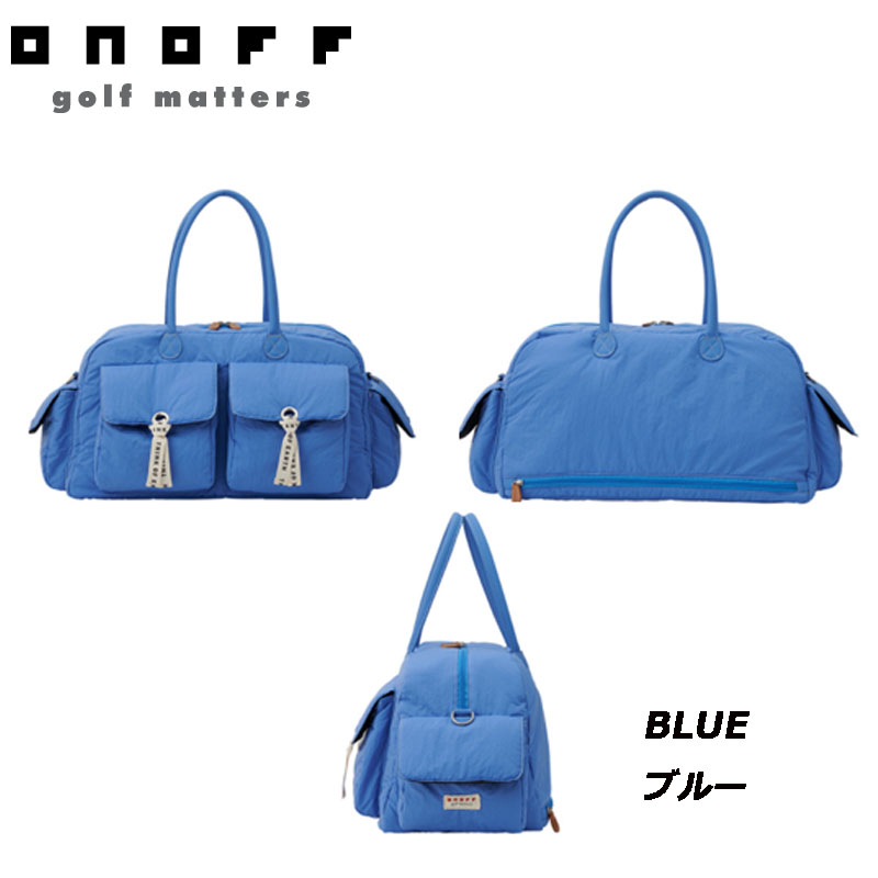 新品級 オノフ ゴルフ ボストンバッグ シューズ収納ポケット付き グリーンカーキ オノフONOFF ボストンバック新品