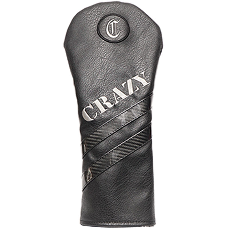 クレイジー ゴルフ クラシック ヘッドカバー ドライバー用 2023年モデル クラブ保護カバー 黒 白 DR カバー CRAZY GOLF Classic Head Cover for Driver 23wn｜machinogolfyasan｜02