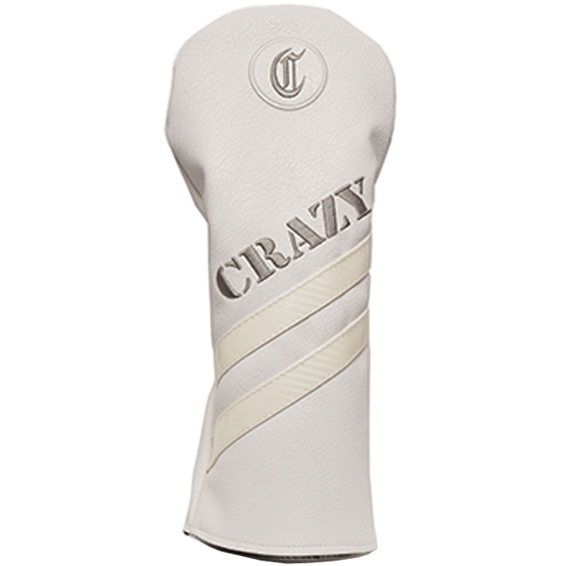 クレイジー ゴルフ クラシック ヘッドカバー ドライバー用 2023年モデル クラブ保護カバー 黒 白 DR カバー CRAZY GOLF Classic Head Cover for Driver 23wn｜machinogolfyasan｜03