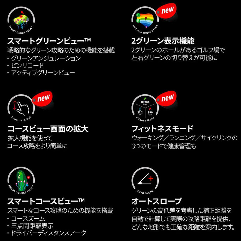 VOICE CADDIE（ボイスキャディ） A3 ゴルフウォッチ 距離計測器 2023年