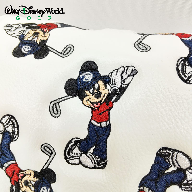 ウォルトディズニーワールドゴルフ ミッキーマウス パターカバー 大型マレット ヘッドカバー walt disney world golf mickey  mouse head cover