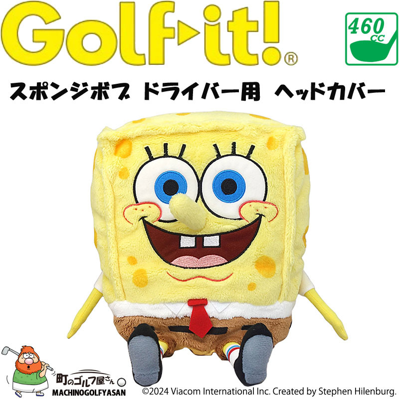 LITE（ライト） ゴルフイット スポンジボブ ドライバー用 ヘッドカバー