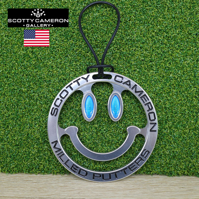 Scotty Cameron Smiley Face Bag Tags 2個売り スコッティキャメロン Bag Tag - Smiley Face 【公式通販】
