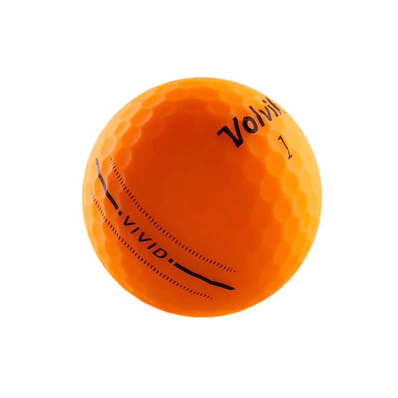 ボルビック ビビッド ボール オレンジ 3ダース(36球) 日本正規品 新品 マット蛍光カラーボール 見つけやすい アライメント Volvik VIVID Orange Golf Ball 24sp｜machinogolfyasan｜02