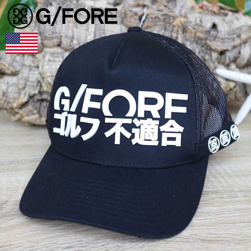 新商品入荷 G FORE GOLF ゴルフ不適合 メッシュキャップ 帽子