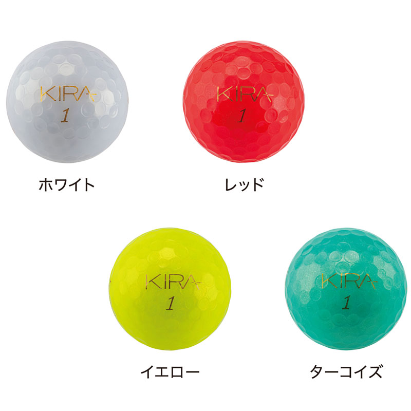KIRA 【3ダース】 キャスコ DIAMOND ゴルフボール 3ダースセット 36球