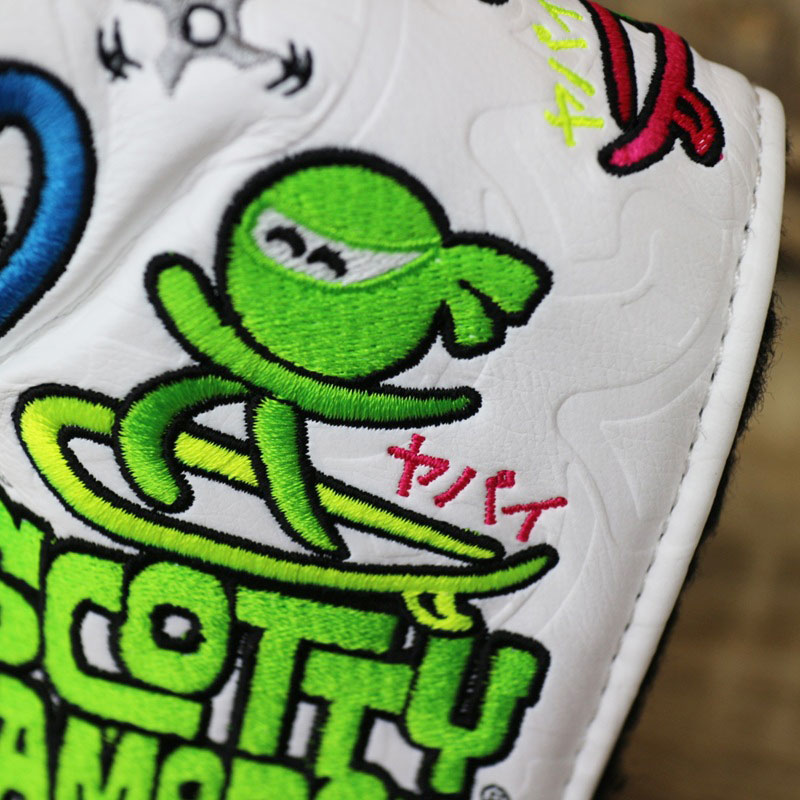 Scotty Cameron - 【未使用／非売品】SCOTTY CAMERON☆ワサビ忍者パターカバー Scotty Cameron wasabi Ninja Warrior Member Patter Headcover