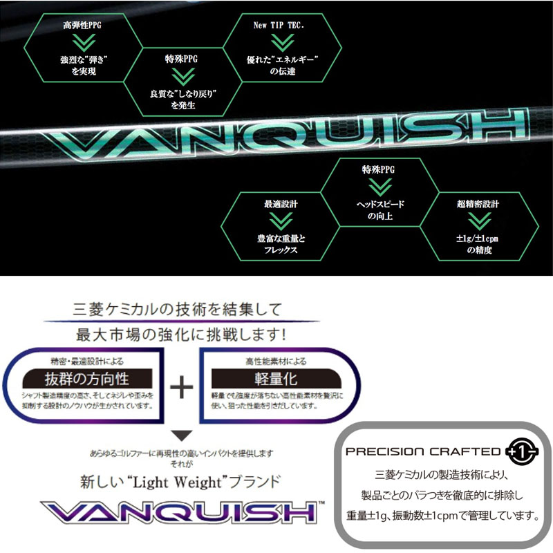 三菱（MITSUBISHI） 三菱ケミカル VANQUISH VV 5 ドライバー用