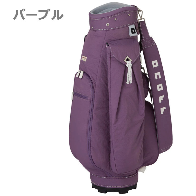 ONOFF キャディバッグ（色：パープル系）｜ゴルフ用バッグ｜ゴルフ
