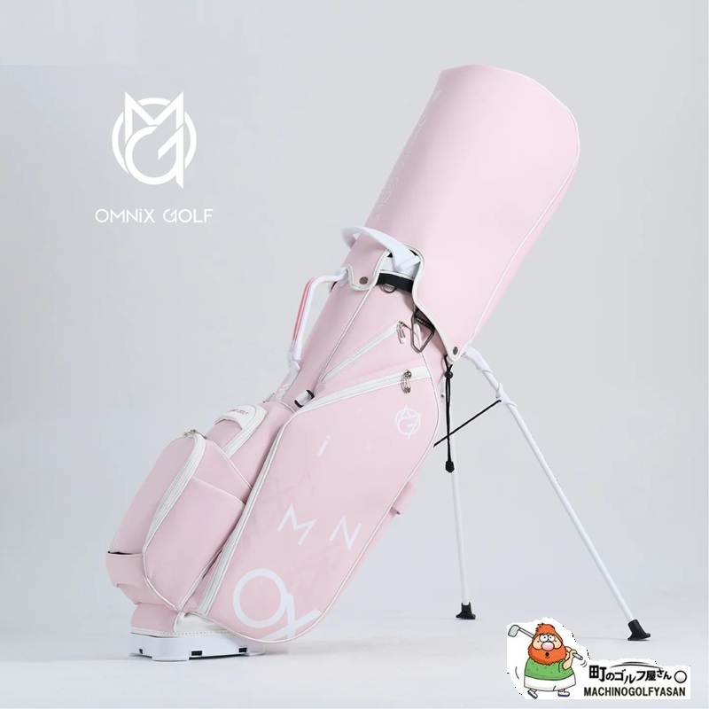 OMNIX GOLF スタンドキャディバック ピンク OMNiX GOLF（オムニックスゴルフ） 新入荷 OMNIX GOLF JAPAN スタンド