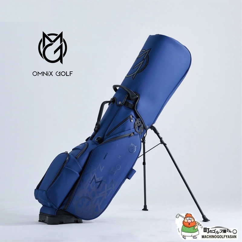 OMNIX GOLFスタンドキャディバック　ブルー OMNiX GOLF（オムニックスゴルフ） 新入荷 スタンドバッグ ブルー