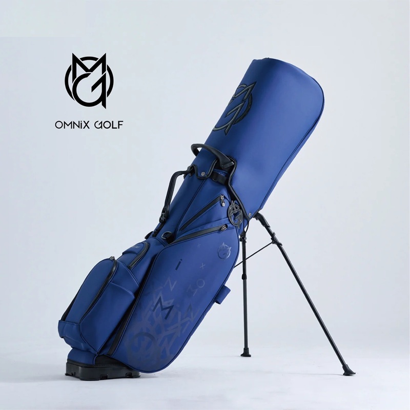 OMNIX GOLF キャディバッグ ブルー 新入荷 OMNiX GOLF オムニックスゴルフ スタンドバッグ ブルー