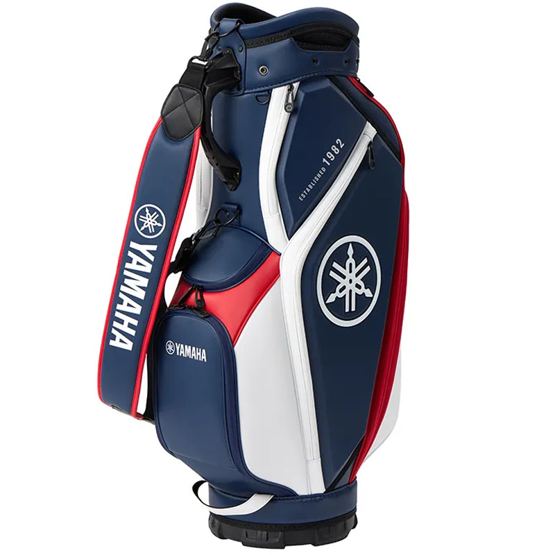 ヤマハ　キャディバッグ ミドルサイズキャディバッグ ブラック×レッド | ヤマハ ゴルフ