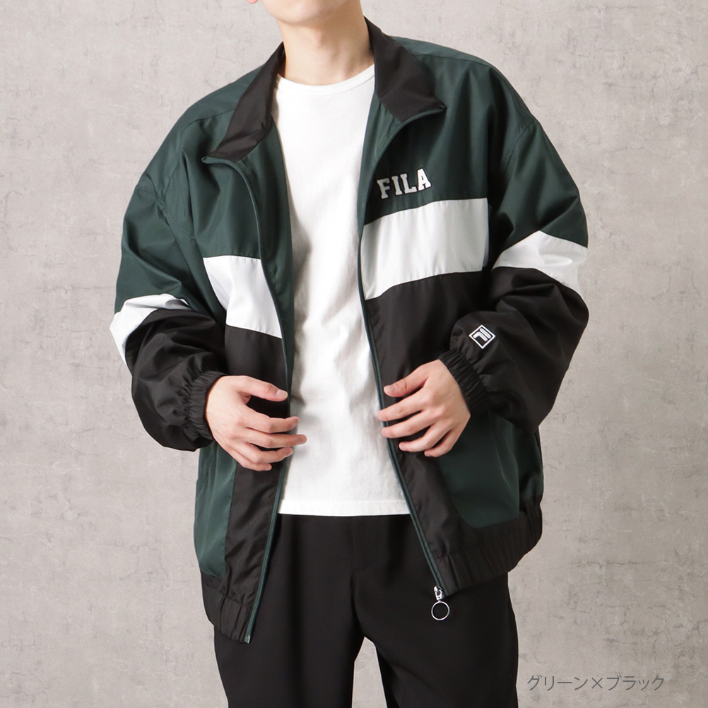 FILA フィラ トラックジャケット メンズ ビックシルエット