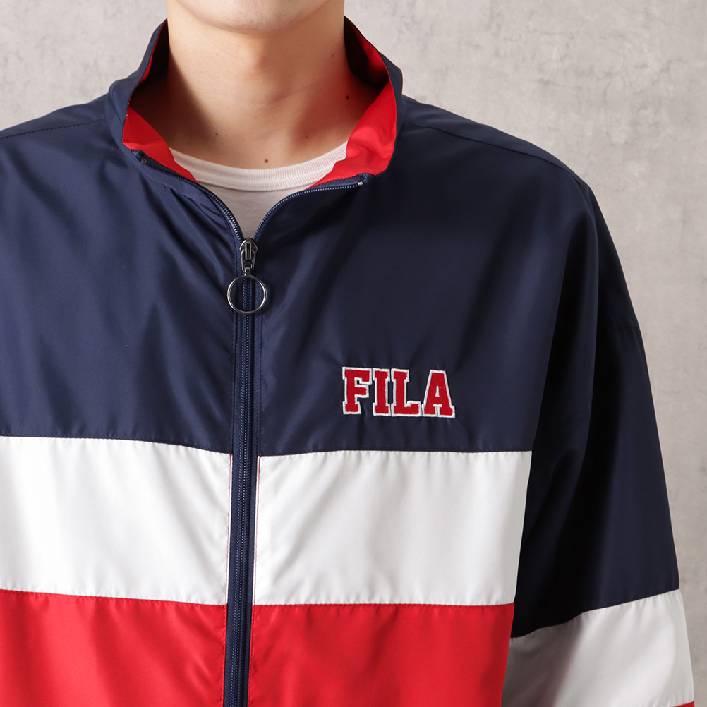 FILA フィラ トラックジャケット メンズ ビックシルエット ジップ