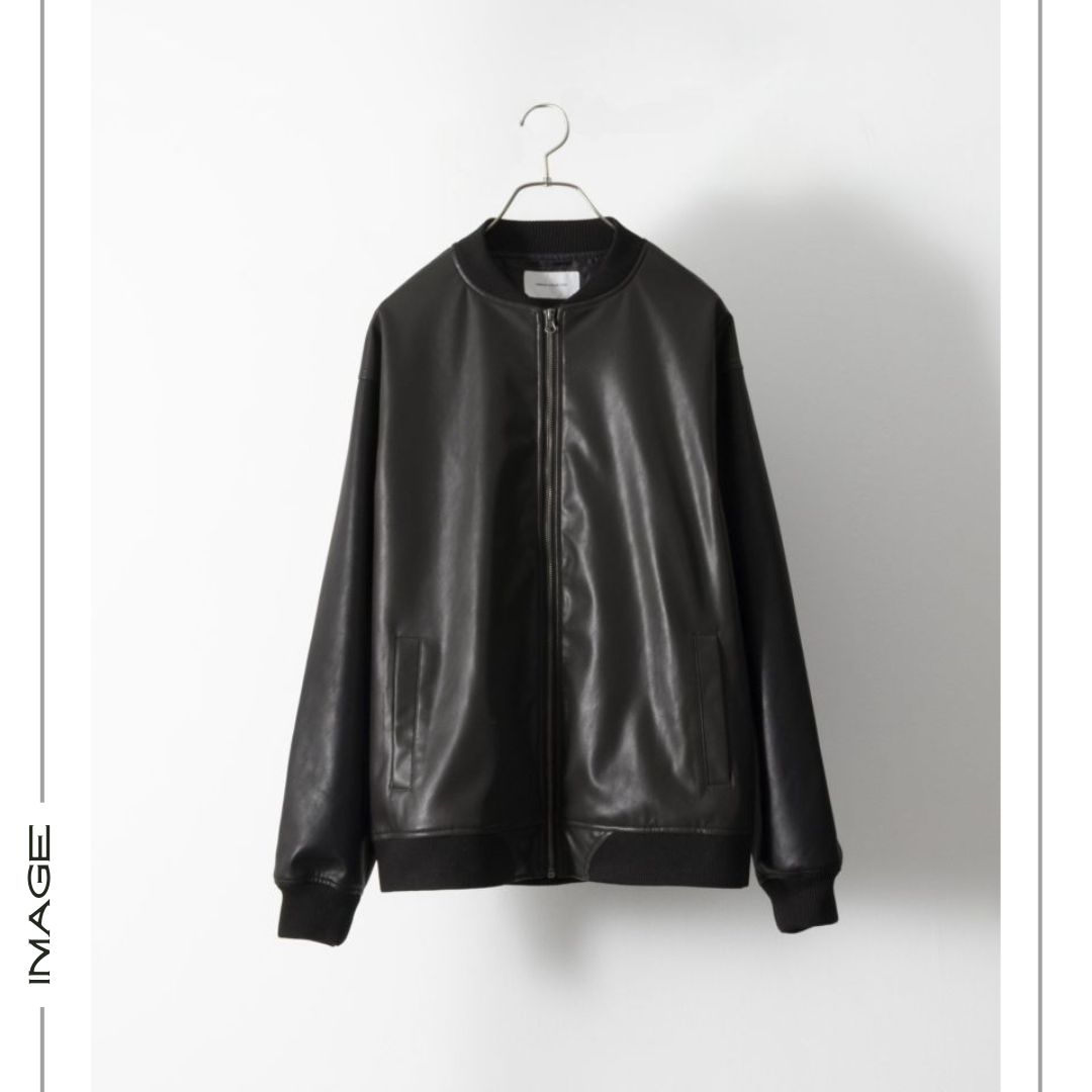 URBAN COLLECTION アーバンコレクション ブルゾン メンズ 合成皮革 無地 ジャケット...