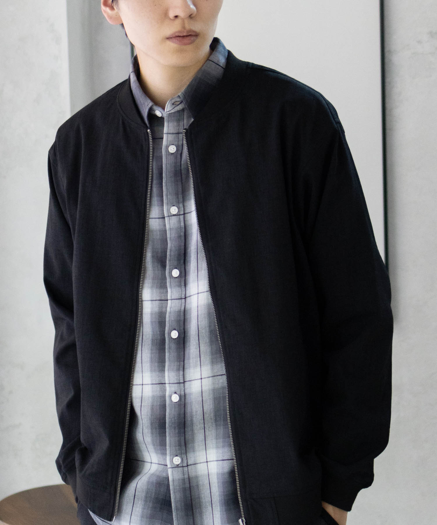 URBAN COLLECTION アーバンコレクション ブルゾン メンズ リネンライク アウター ス...
