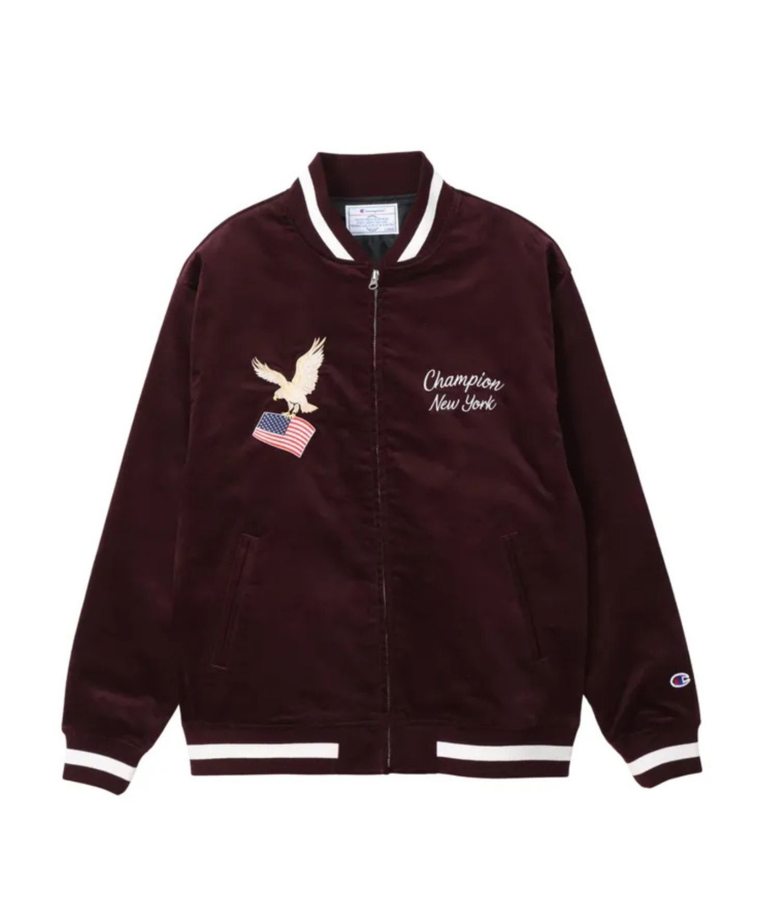 Champion（チャンピオン） スカジャン メンズ レディース ベルベット