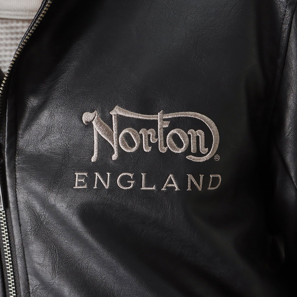 Norton ノートン ライダースジャケット メンズ 3WAY ライナー付き 