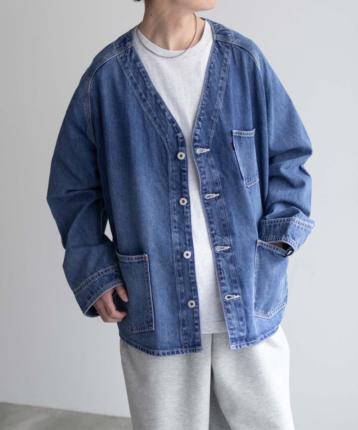 Levi's デニムカーディガン XL リーバイス 1st Levi's（リーバイス） Levi's(R) リーバイス(R) カーディガン デニム