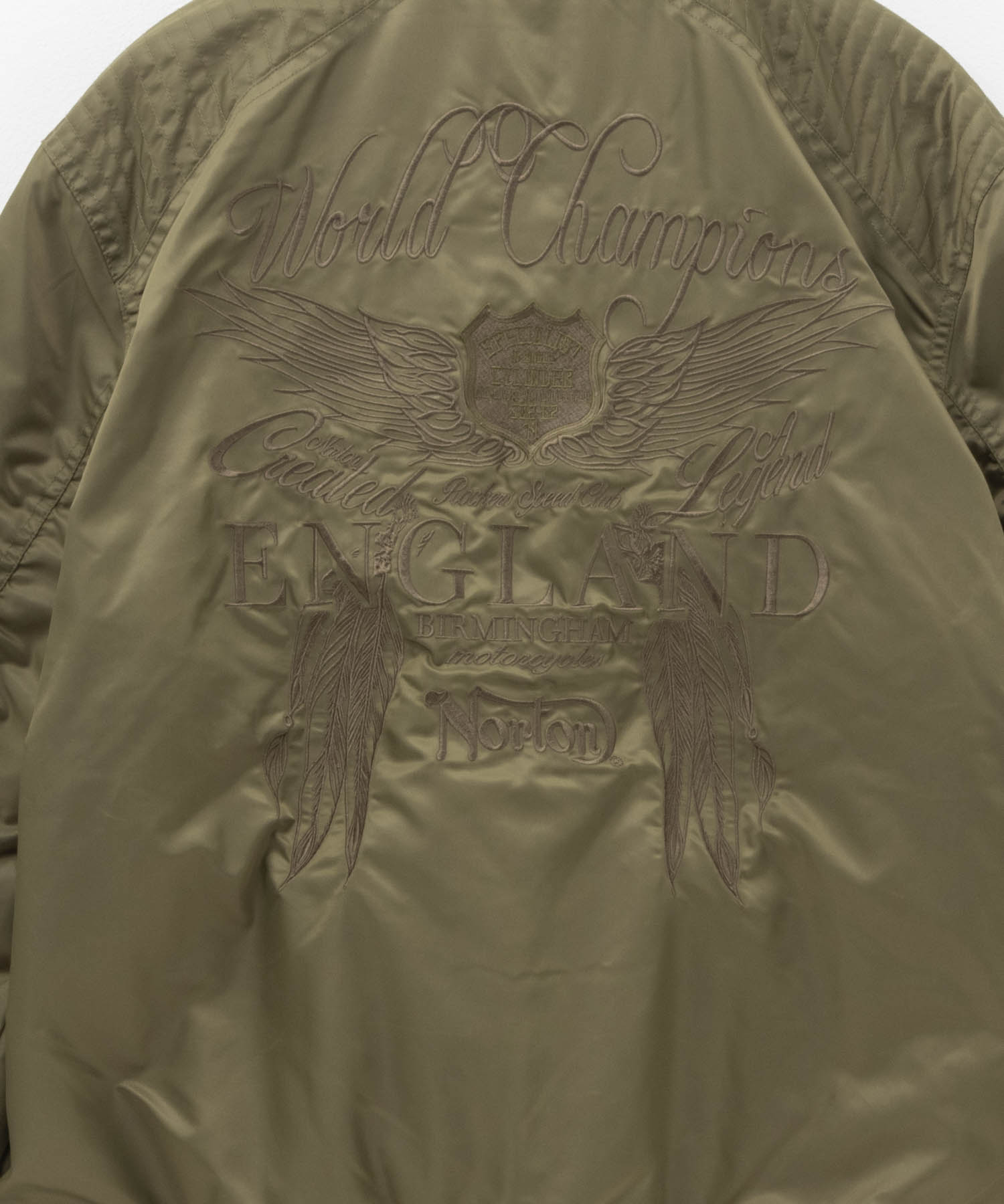 【☆カッコよさの頂点☆】極美品 Norton フライトジャケット XL カーキ THE NORTH FACE ノースフェイス フード付き ヤッキン ジャケット