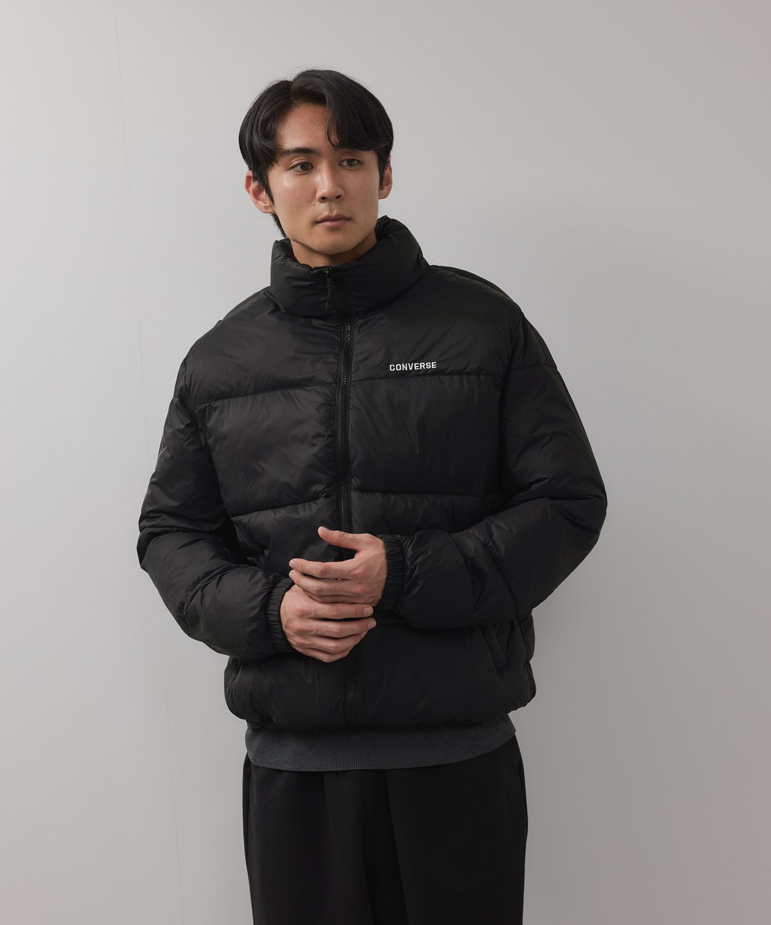 CONVERSE（コンバース） 中綿ジャケット メンズ アウター 軽量 撥水