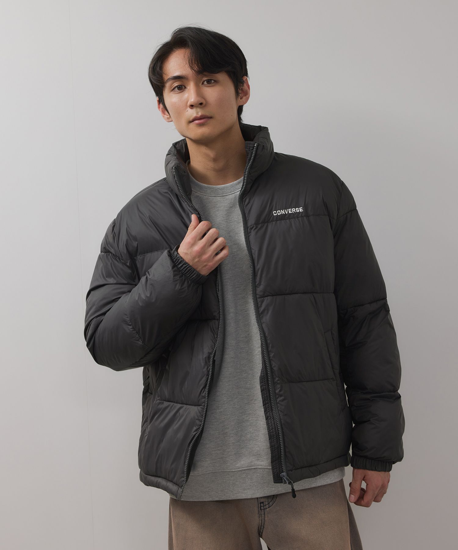 CONVERSE（コンバース） 中綿ジャケット メンズ アウター 軽量 撥水
