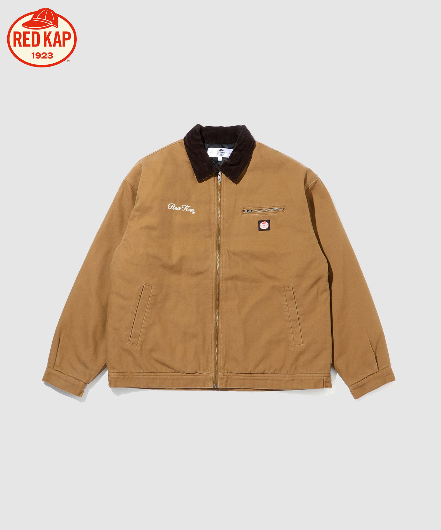 【USA製】RED KAP（レッドキャップ）裏地キルティングワークジャケットM REDKAP レッドキャップ ワークウェア メンズ 裏地 中綿 キルティング