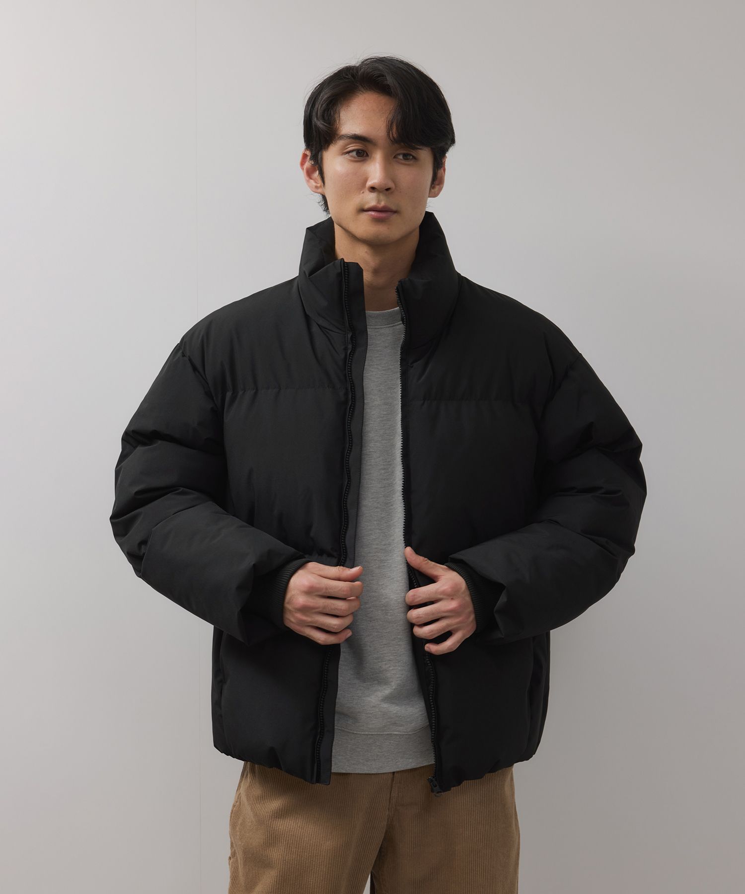 NAVY 中綿ジャケット メンズ アウター あったか 防寒 撥水 防風