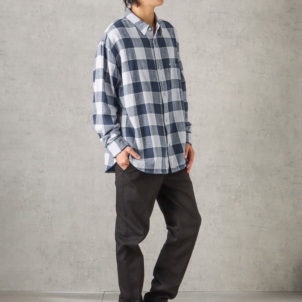 Levi's（リーバイス） 長袖シャツ メンズ ブロックチェック 胸ポケット