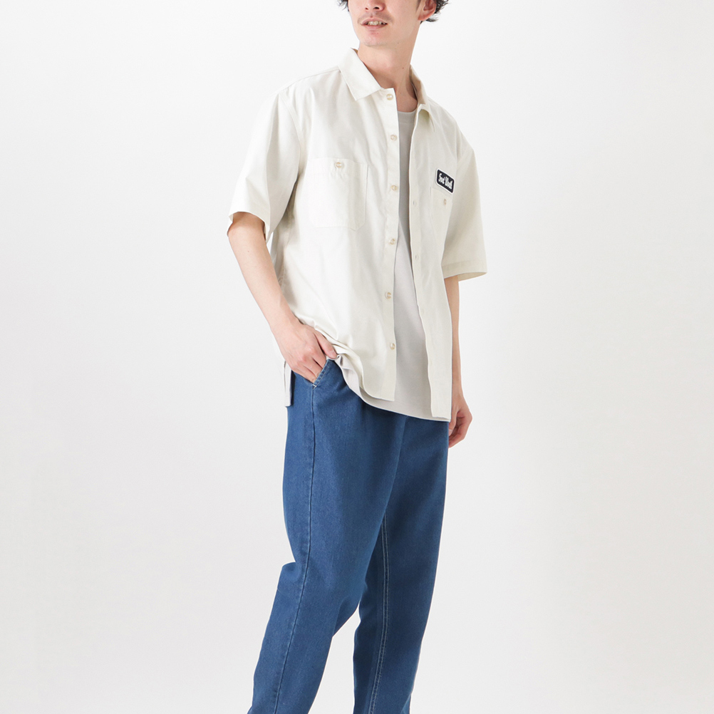 Dickies ディッキーズ シャツ 半袖 5分袖 メンズ ルーズシルエット