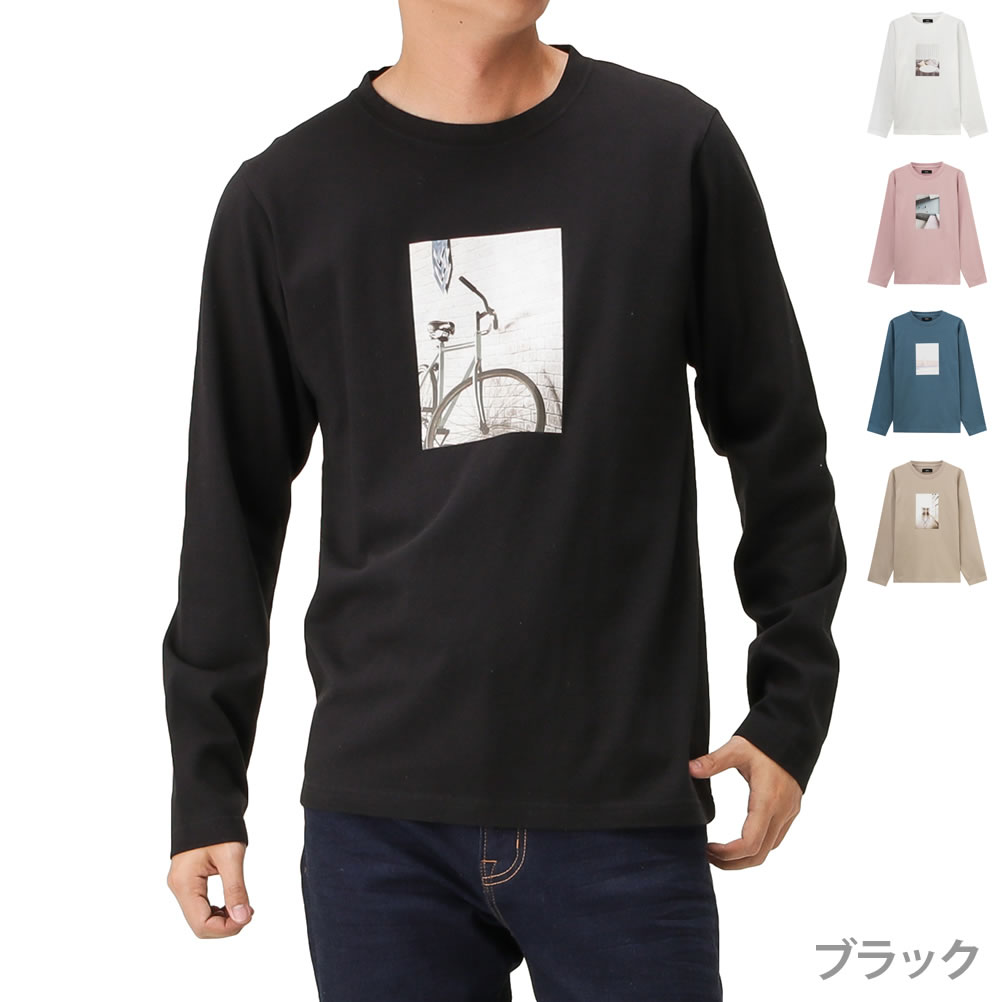 mossimo（モッシモ） 長袖Tシャツ ロンT 長袖 クルーネック メンズ T
